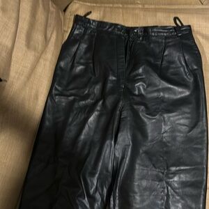 Genuine leather vintage pants .